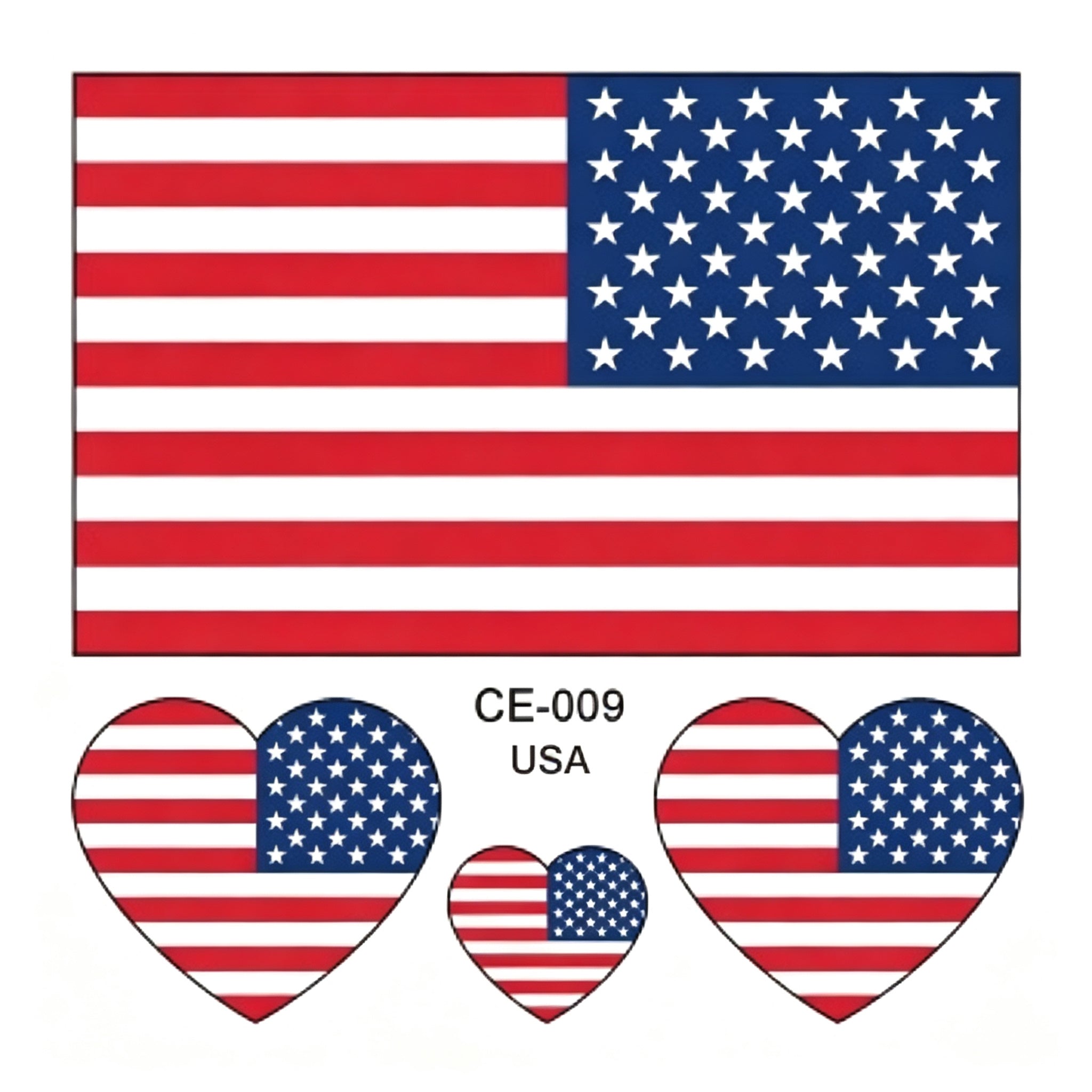 RCT Country Flag Waterproof Temporary Tattoos | Heart-Shaped Face Stickers for Sports & Fan Events