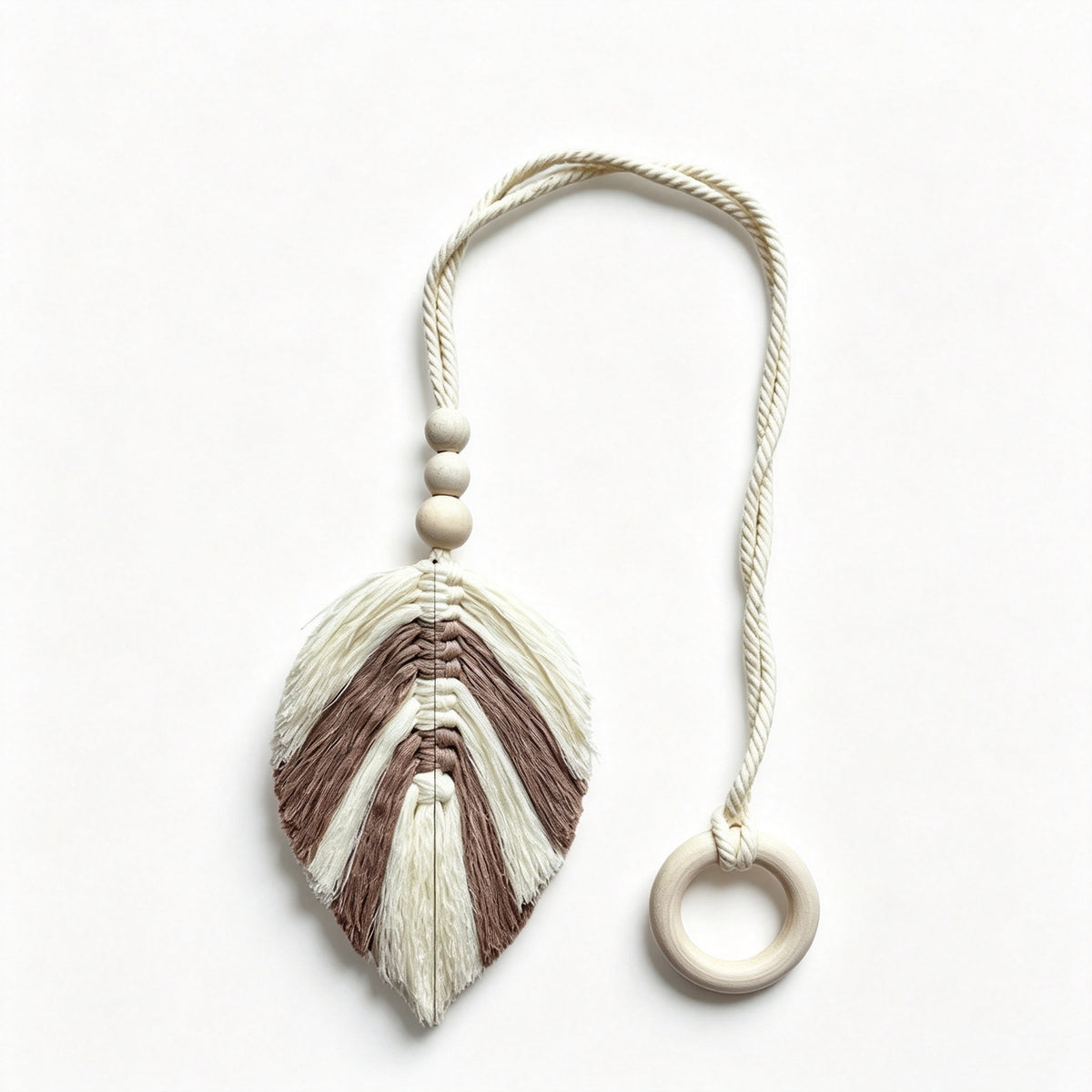 JXG Handwoven Cotton Curtain Tieback Set of 2