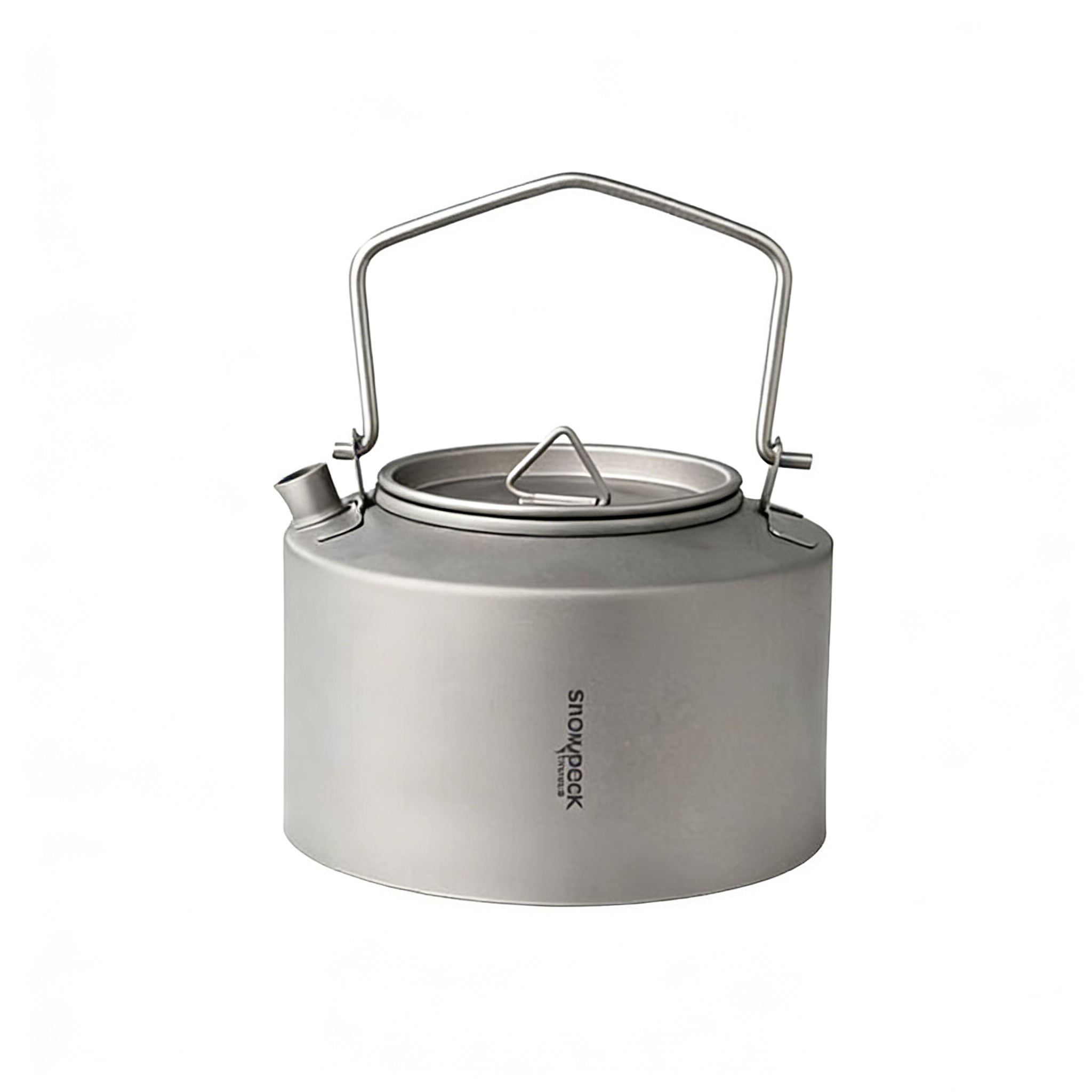 SNR  Titanium Camping Kettle | 600-1000ml Lightweight Outdoor Water Kettle with Foldable Handle