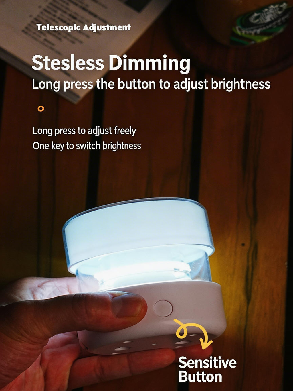 EST Telescopic Camping Light | LED Tent Lantern