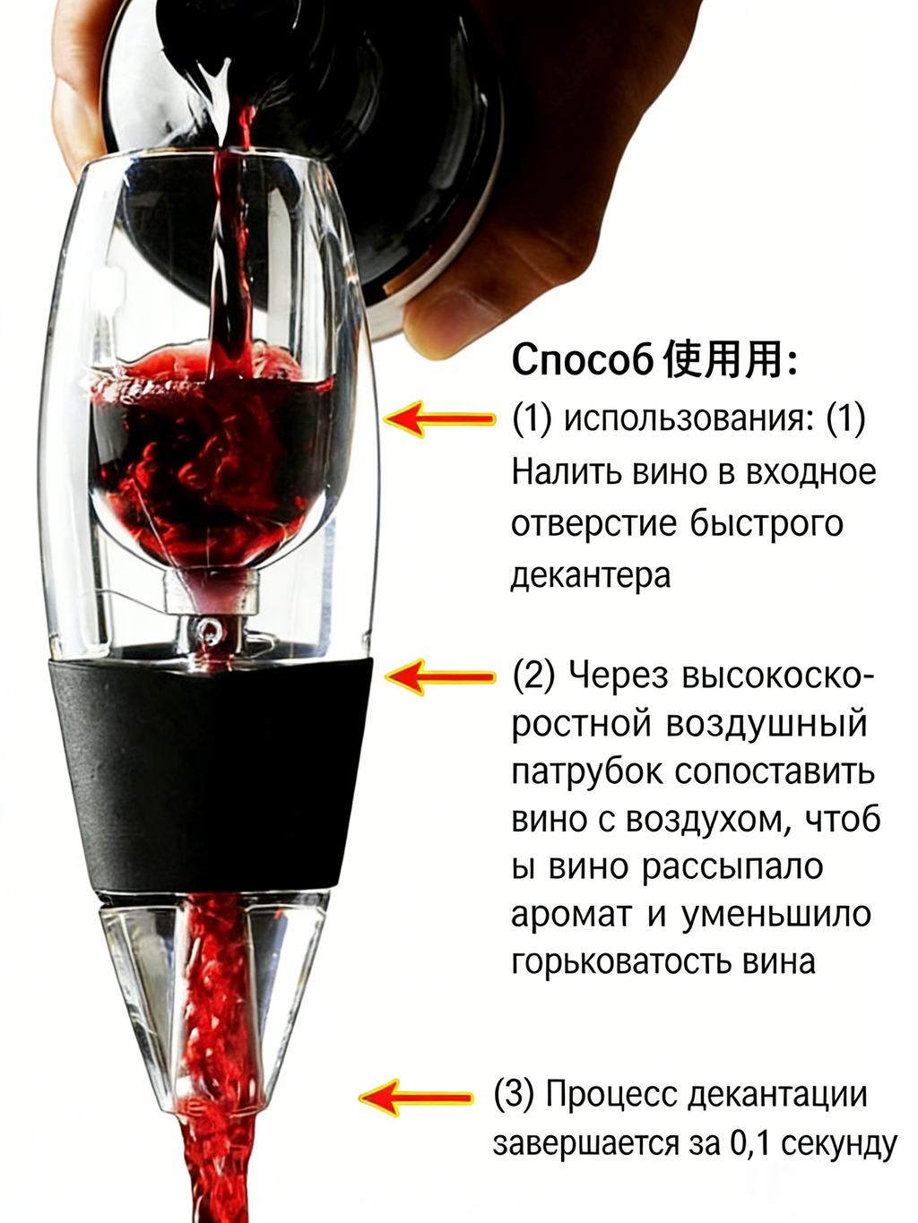 Lokcan Magic Quick Wine Decanter