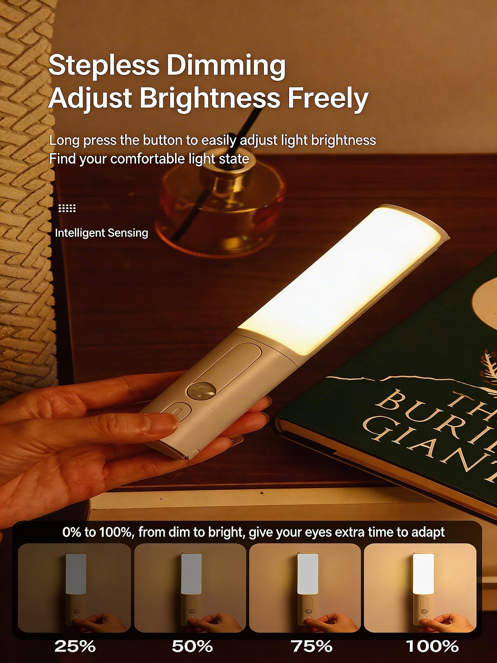 EST Motion Sensor LED Night Light | Rechargeable & Battery Powered
