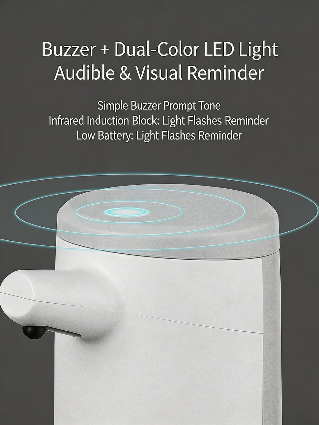 EST Automatic Touchless Soap Dispenser - Foam & Gel Sensor for Bathroom & Kitchen