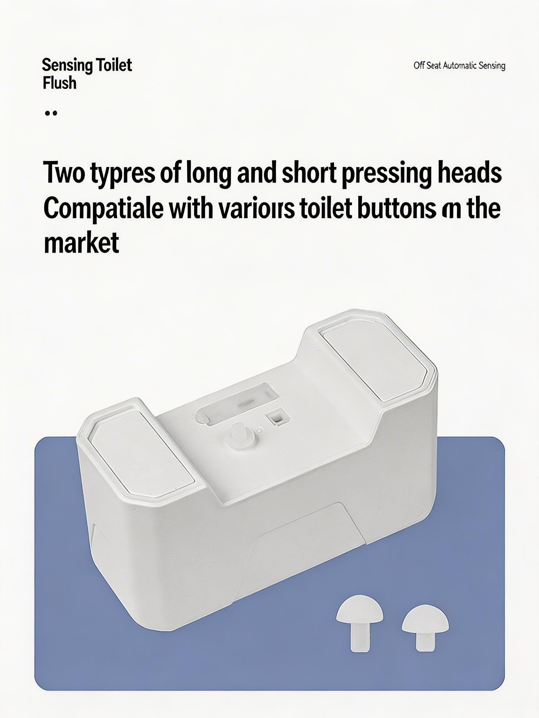 EST Rechargeable Infrared Motion Sensor Toilet Flush Kit | Automatic Hands-Free Toilet Flusher