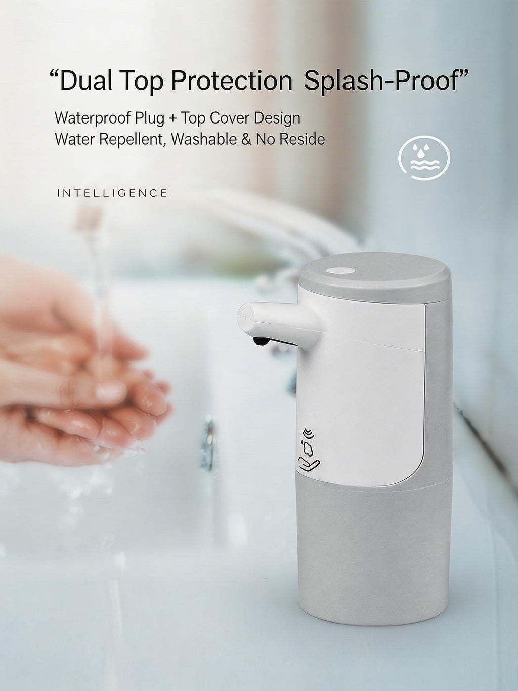 EST Automatic Touchless Soap Dispenser - Foam & Gel Sensor for Bathroom & Kitchen