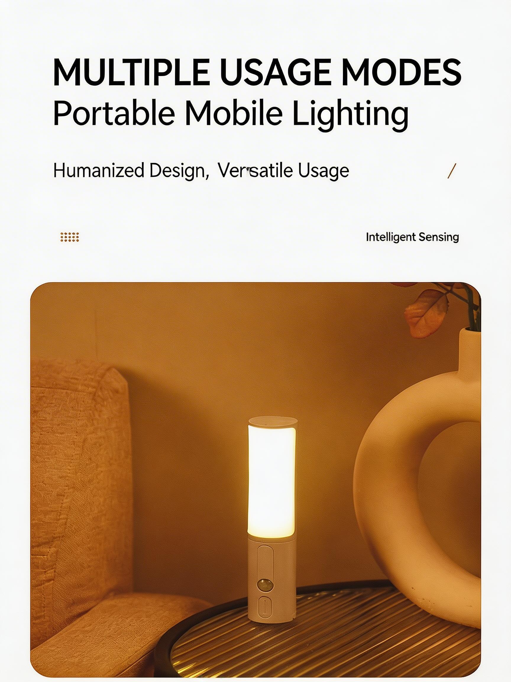 EST Motion Sensor LED Night Light | Rechargeable & Battery Powered