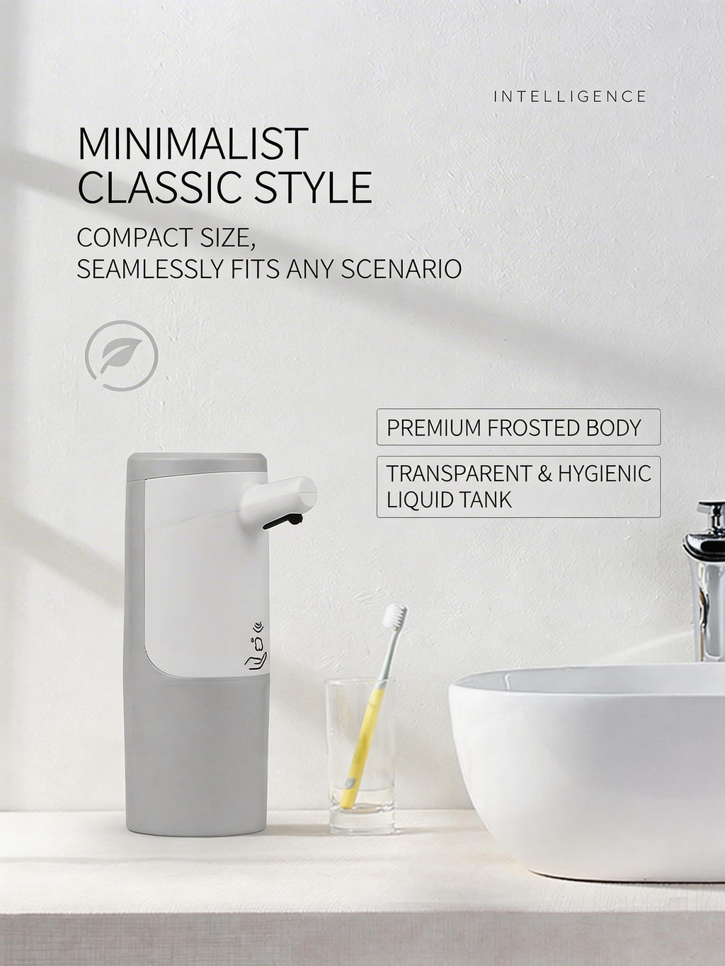 EST Automatic Touchless Soap Dispenser - Foam & Gel Sensor for Bathroom & Kitchen