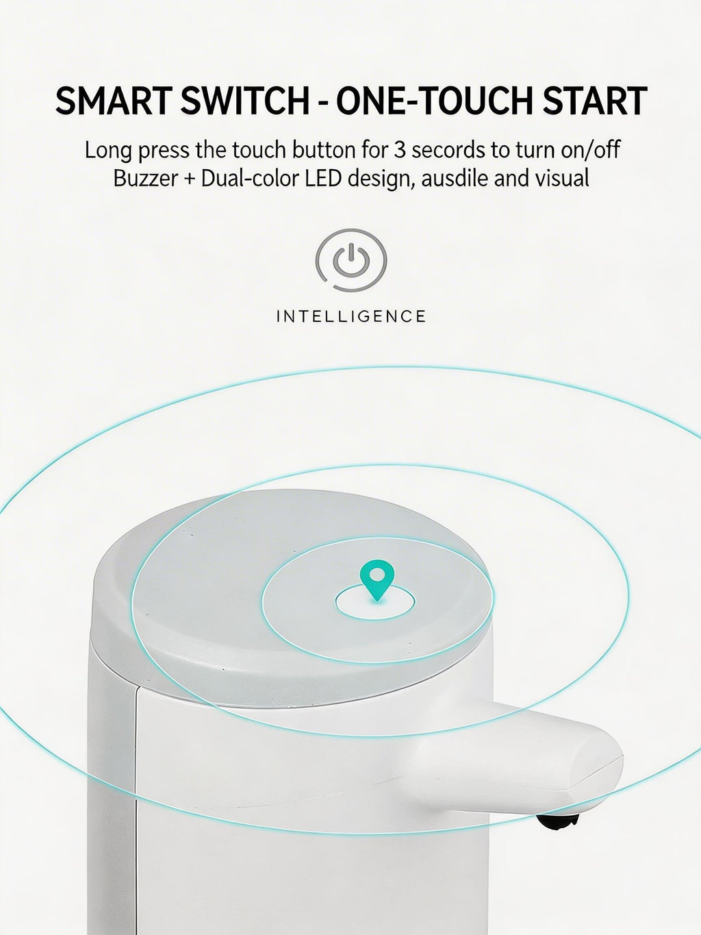 EST Automatic Touchless Soap Dispenser - Foam & Gel Sensor for Bathroom & Kitchen