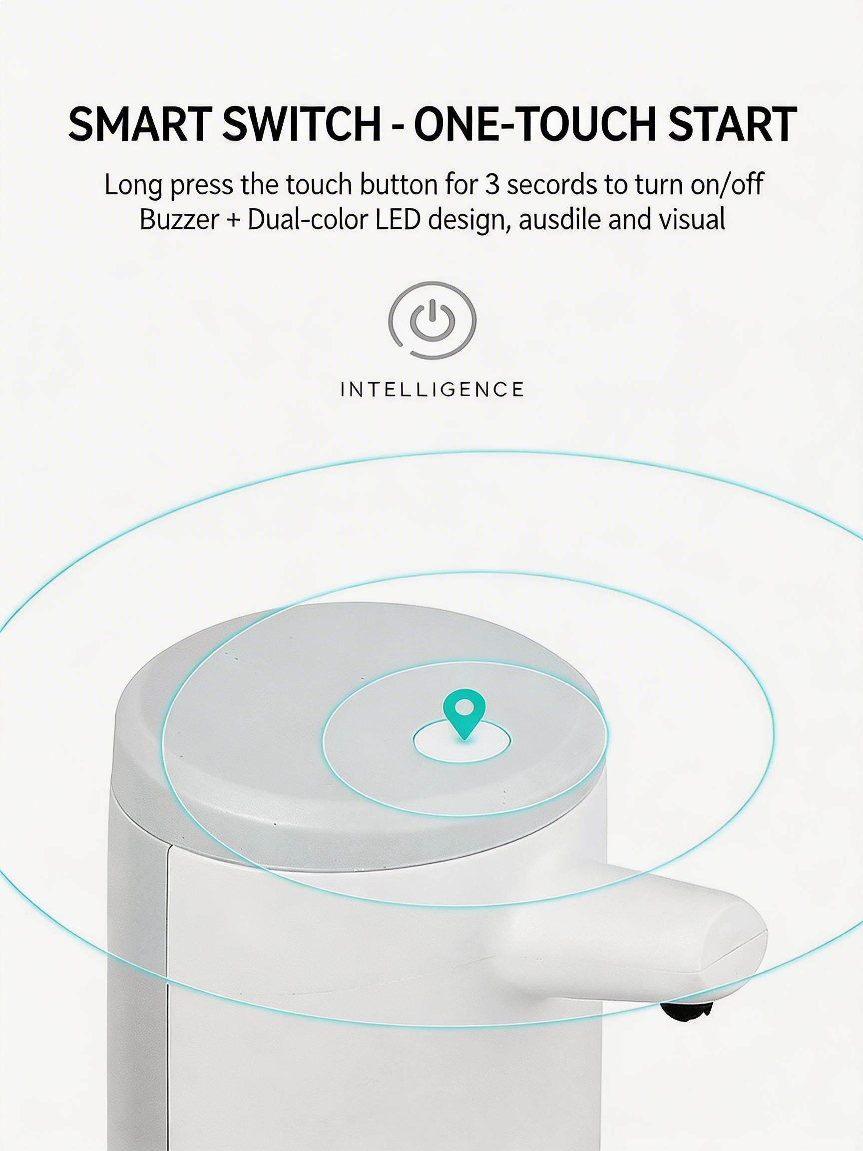 EST Automatic Touchless Soap Dispenser - Foam & Gel Sensor for Bathroom & Kitchen