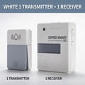 EST Self-Powered Wireless Doorbell with Night Light, Waterproof No Battery Door Bell Chime Kit, Long Range Strong Signal for Home & Office