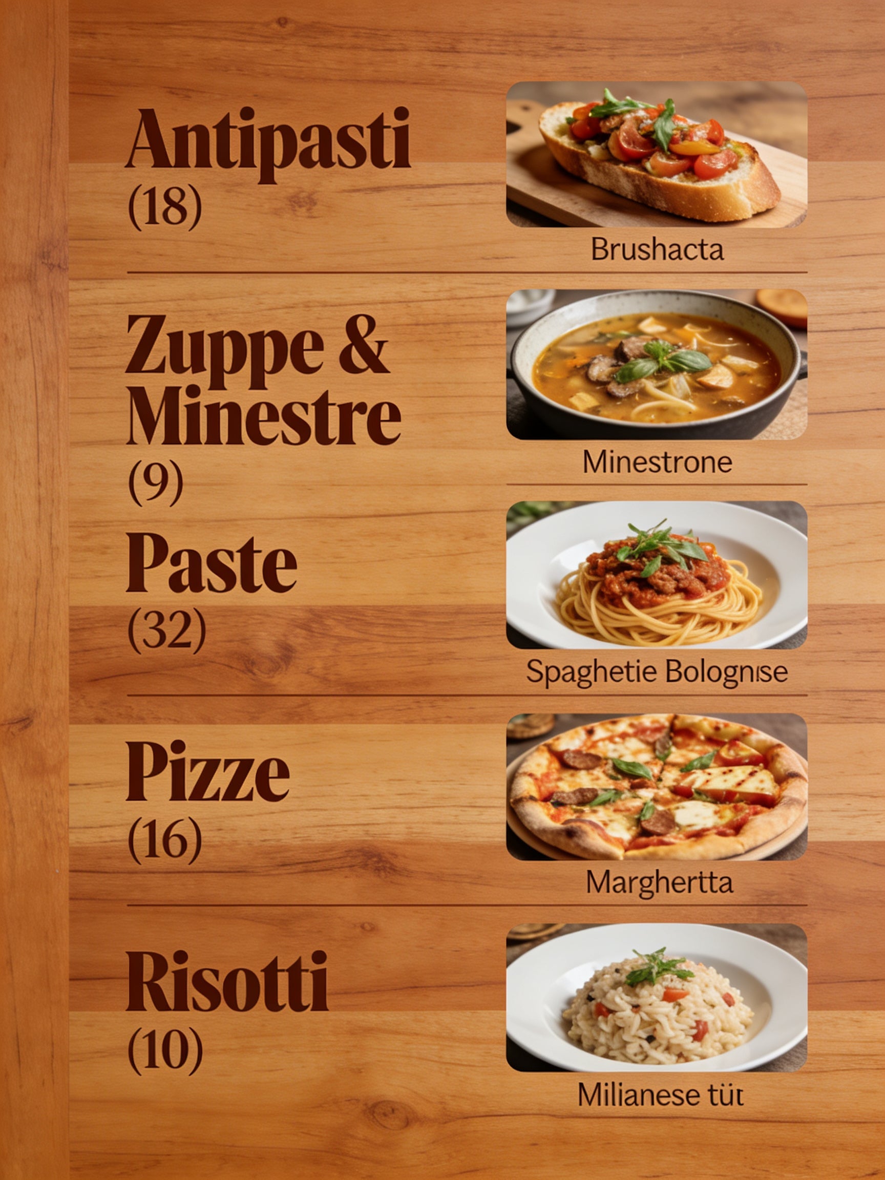 SML Italy 134 Bilingual Electronic Recipe Collection (Customizable Language) | HD Steps + Ingredient List + Google Drive Easy Download