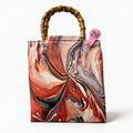 CMB Handcrafted Lacquer Canvas Tote Bag