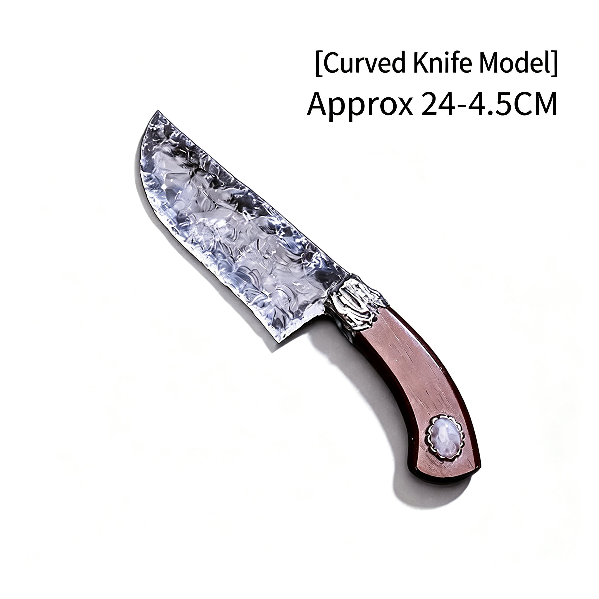 RYS Natural Obsidian Crystal Dagger, Hand Carved Stone Blade with Wooden Handle, Spiritual Ritual & Altar Decor