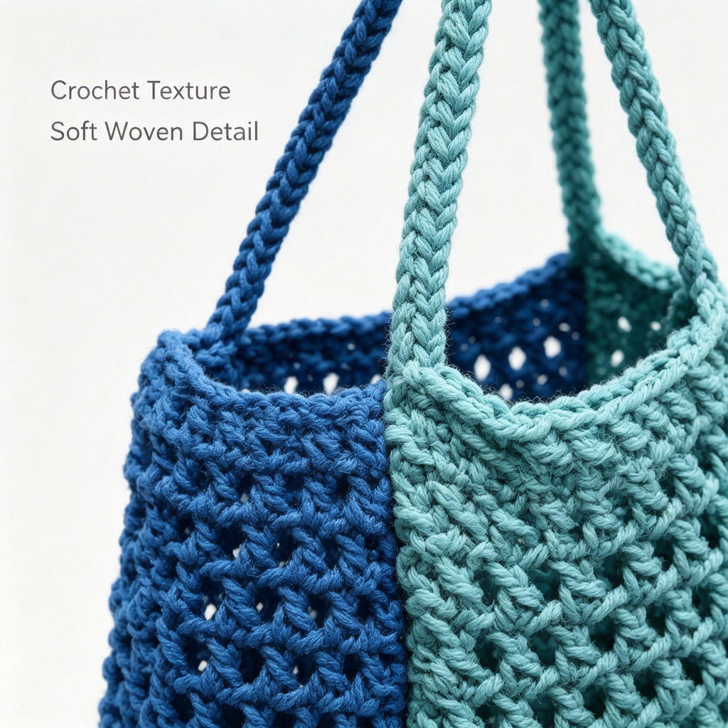 JXG Handwoven Cotton Rope Mini Crossbody Phone Bag