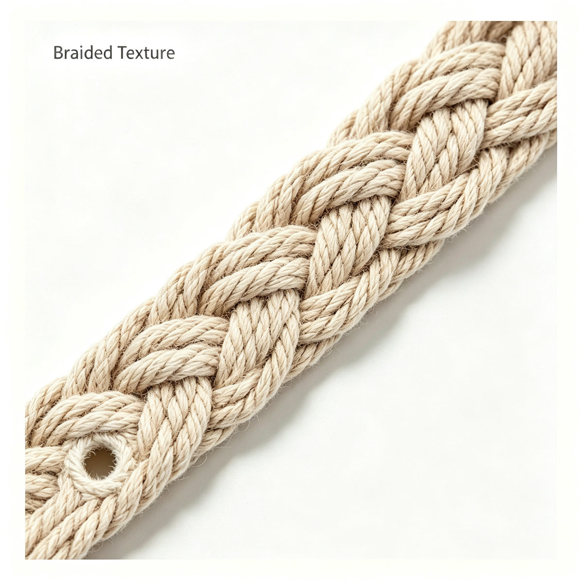 XG Handwoven Cotton Rope Curtain Tiebacks 2 Pack Braided Curtain Holdbacks Window Drapery Straps