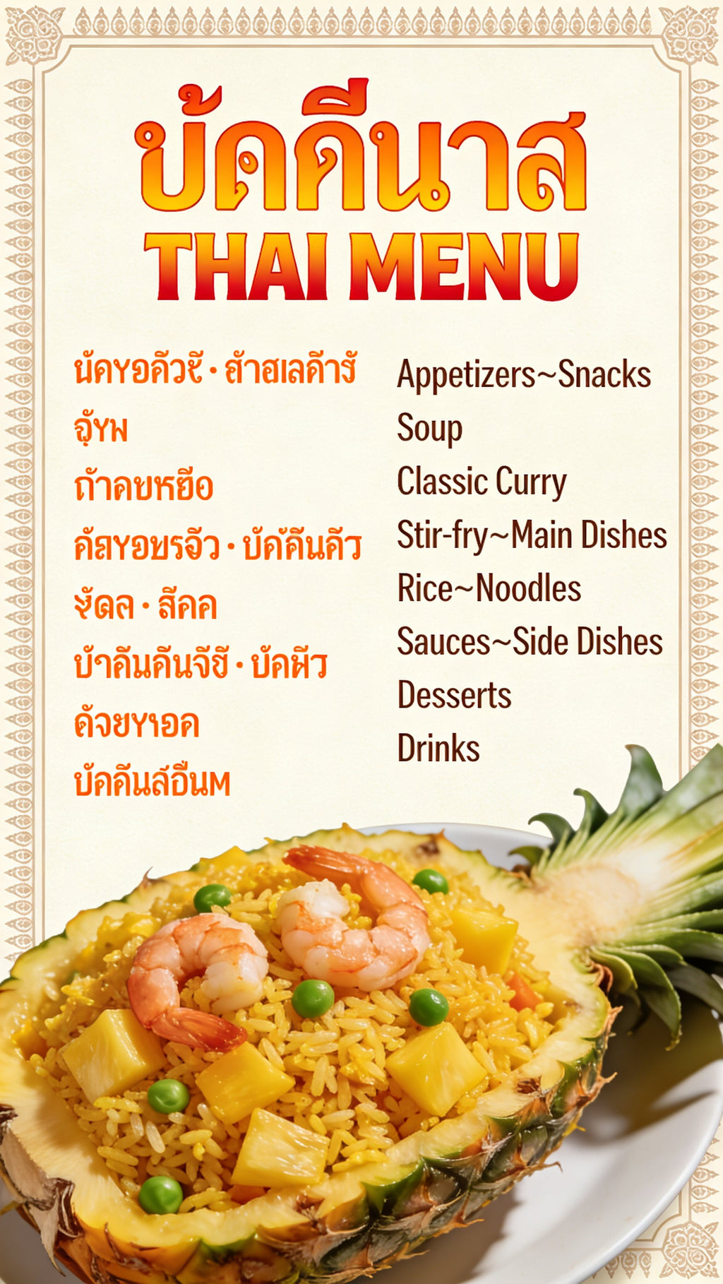 SML Thailand 43 Bilingual Electronic Recipe Collection (Customizable Language) | HD Steps + Ingredient List + Google Drive Easy Download