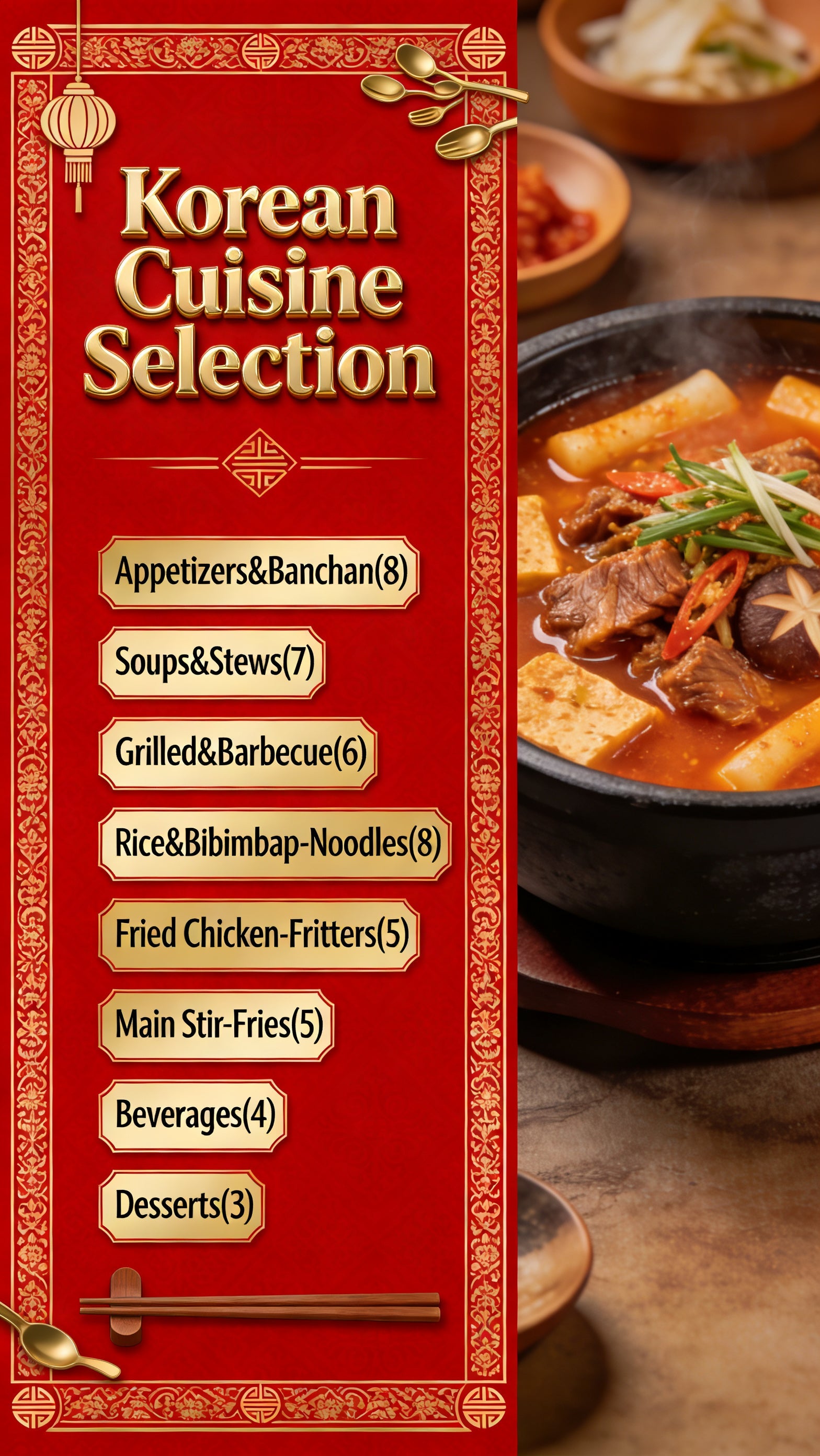 SML Korea+English 46 Bilingual Electronic Recipe Collection (Customizable Language) | HD Steps + Ingredient List + Google Drive Easy Download