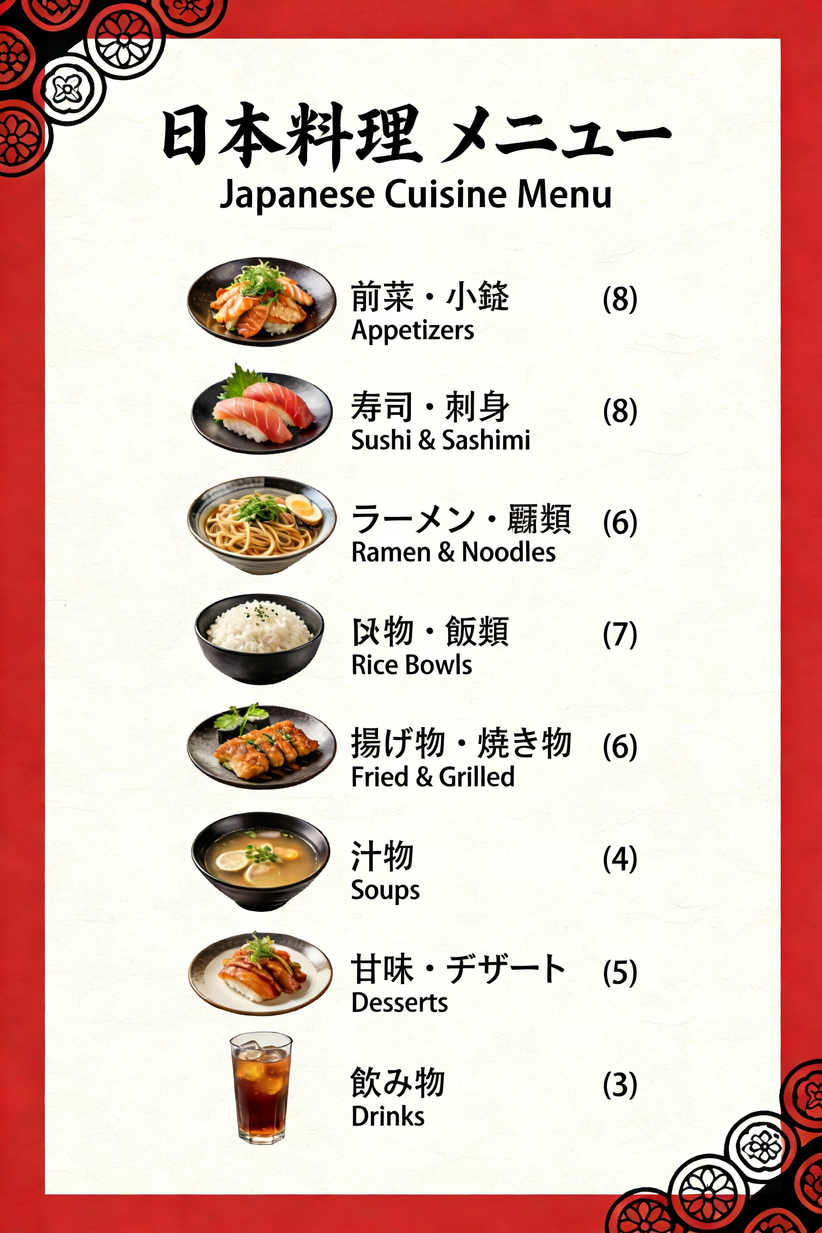 SML Japan 47 Bilingual Electronic Recipe Collection (Customizable Language) | HD Steps + Ingredient List + Google Drive Easy Download