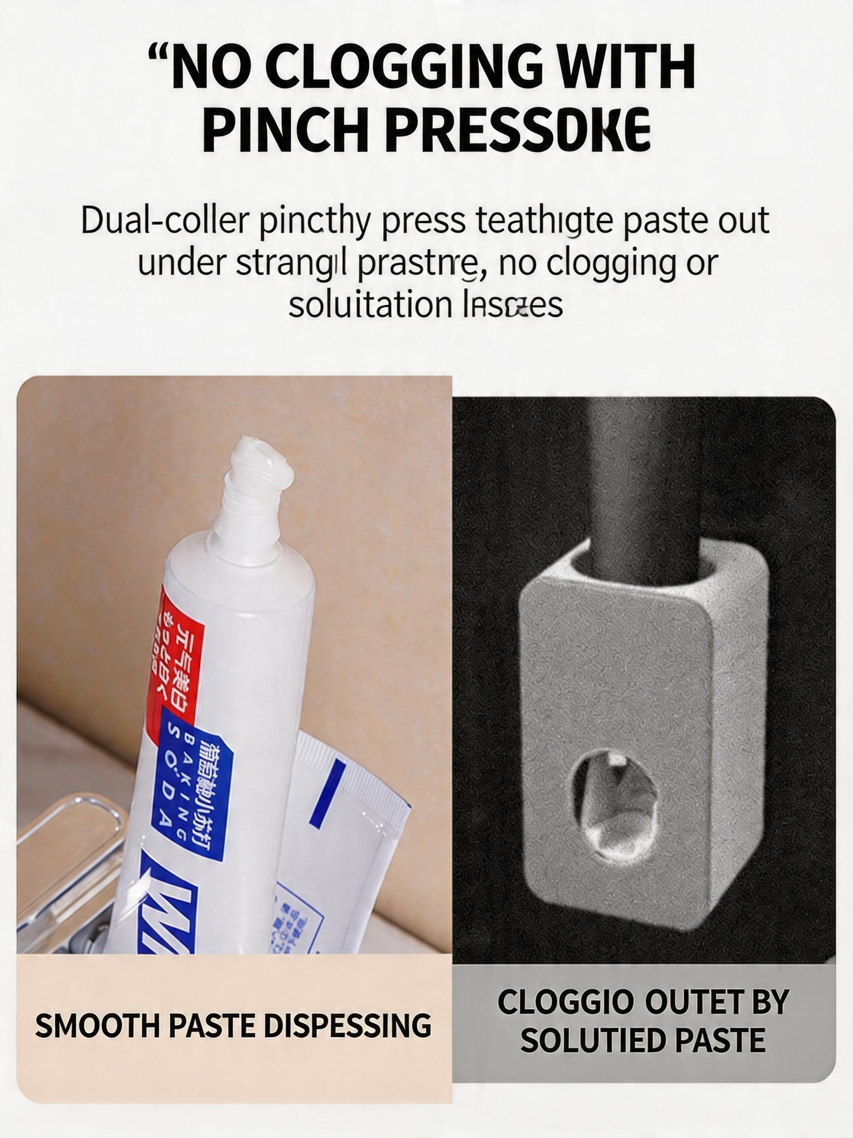 EST Automatic Sensor Toothpaste Dispenser, Rechargeable/Battery Operated Electric Squeezer for Bathroom