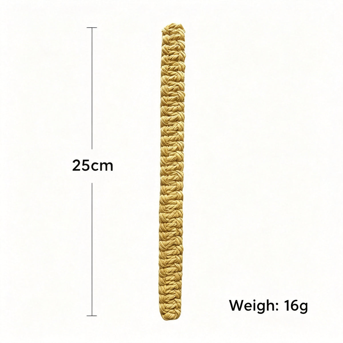 JXG Handwoven Cotton Rope Curtain Tiebacks 2 Pack Braided Curtain Holdback Rings