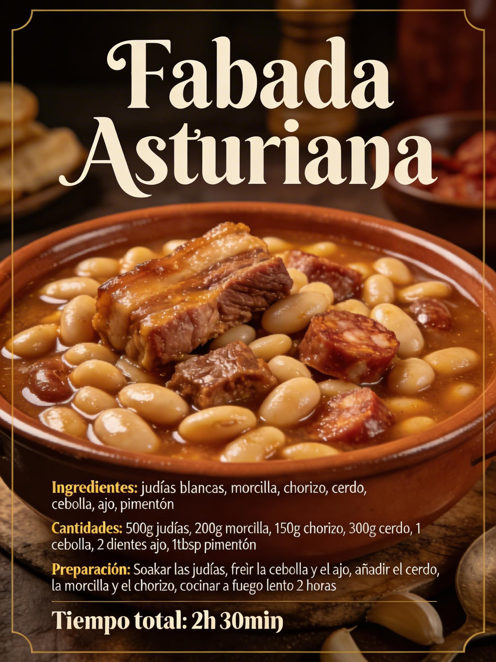 SML Spain 28  Electronic Recipe Collection (Customizable Language) | HD Steps + Ingredient List + Google Drive Easy Download