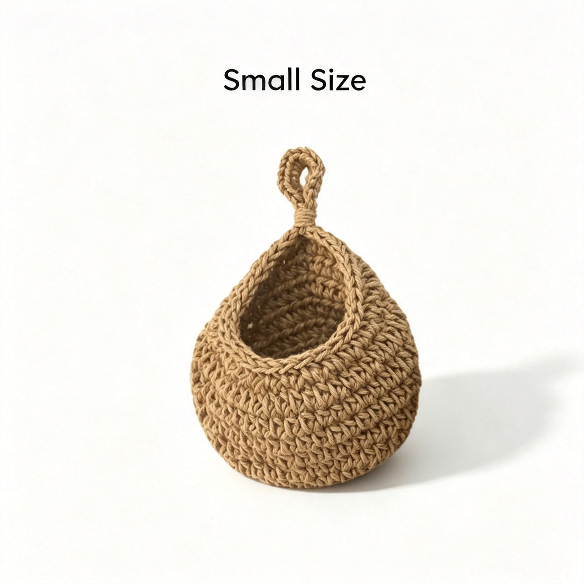 JXG Handwoven Hanging Storage Basket Teardrop Nest Fruit Vegetable Organizer Ins Style Cotton Wall Hanging Net Bag