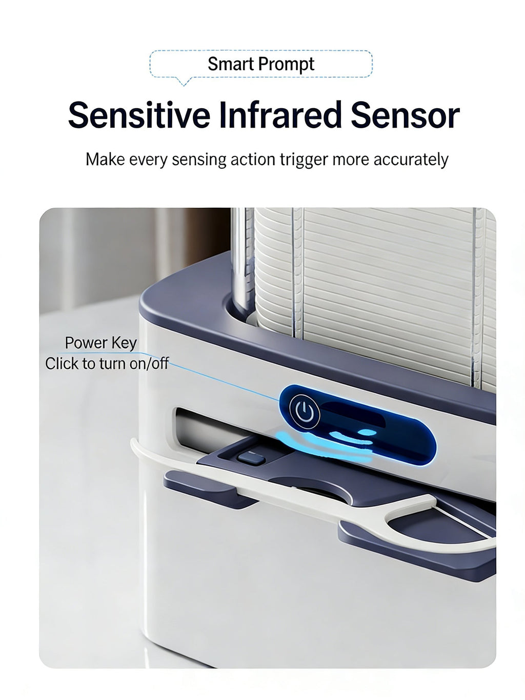 EST Automatic Sensor Dental Floss Dispenser with Refillable Floss Picks