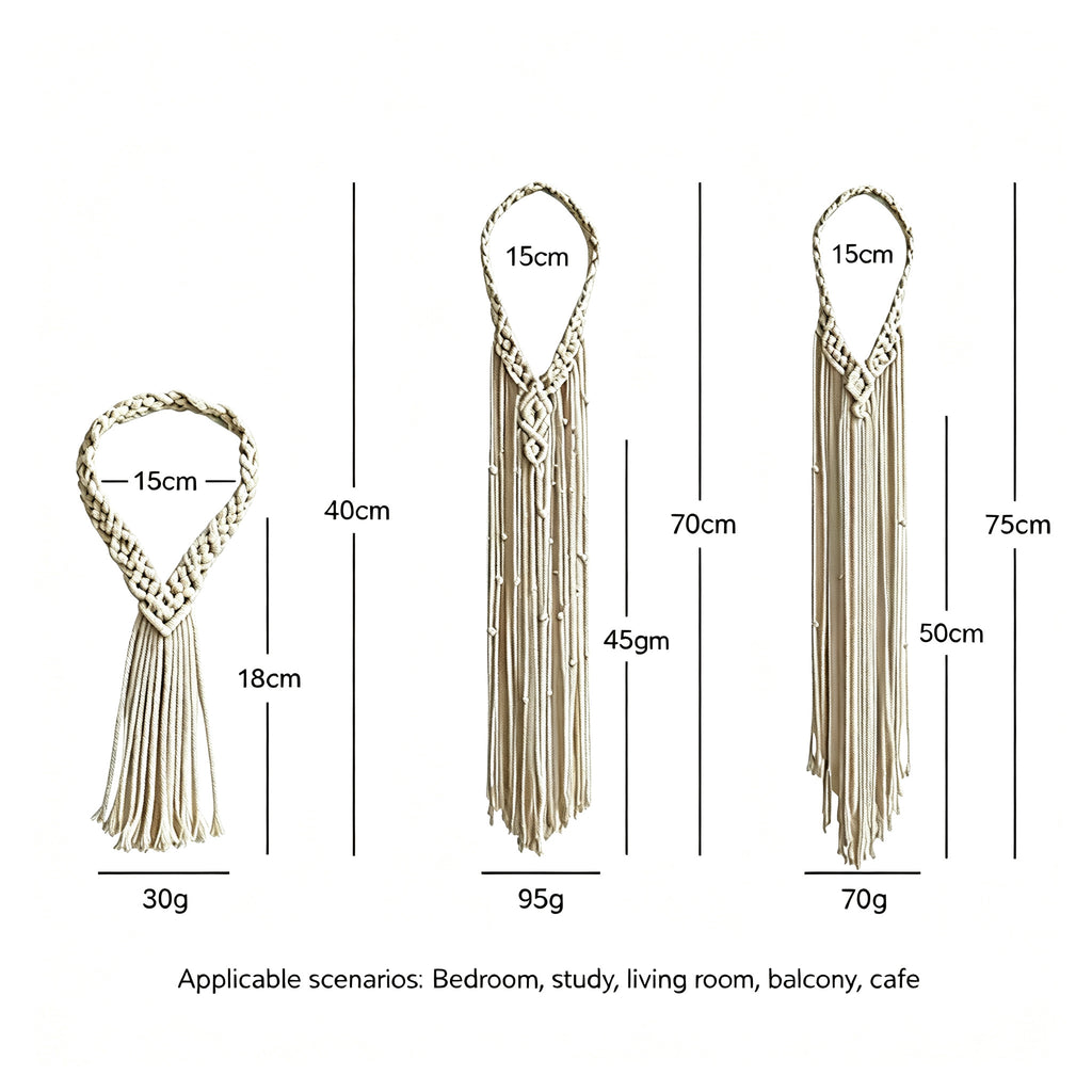 JSE Boho Bridal Headband Handwoven Cotton Crown Headpiece Wedding Hair Accessory