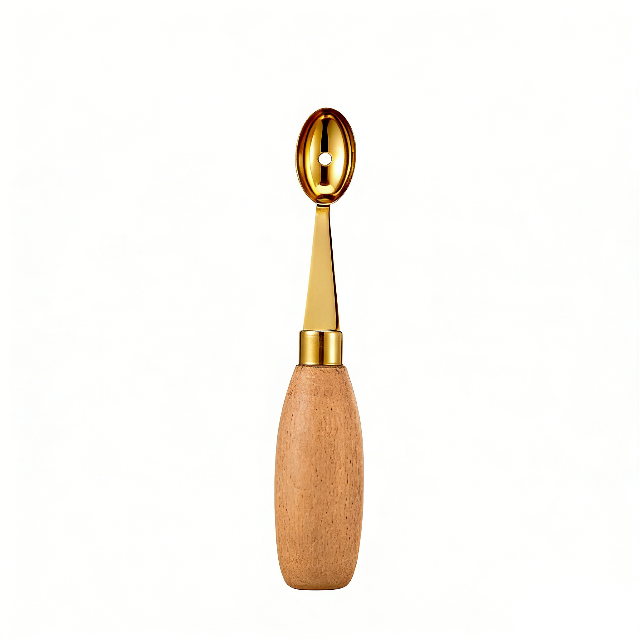 HGD 304 Stainless Steel Fruit Tool with Beech Wood Handle | Melon Baller, Carving Knife & Peeler