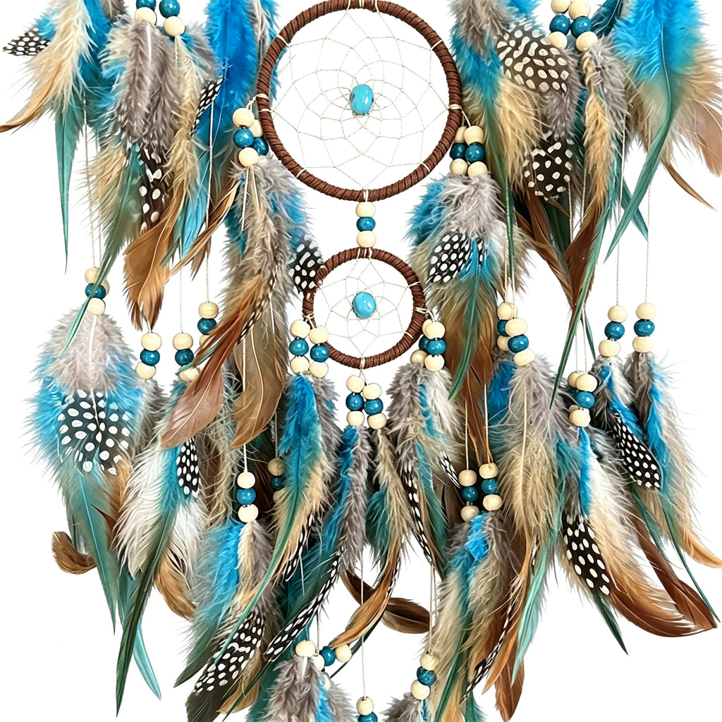 MGY Handmade Dream Catcher Wall Hanging Feather Bead Boho Home Wall Decor Gift