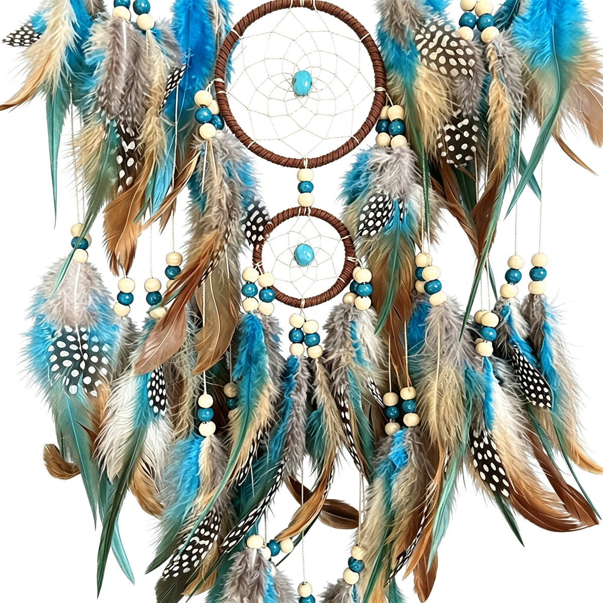 MGY Handmade Dream Catcher Wall Hanging Feather Bead Boho Home Wall Decor Gift
