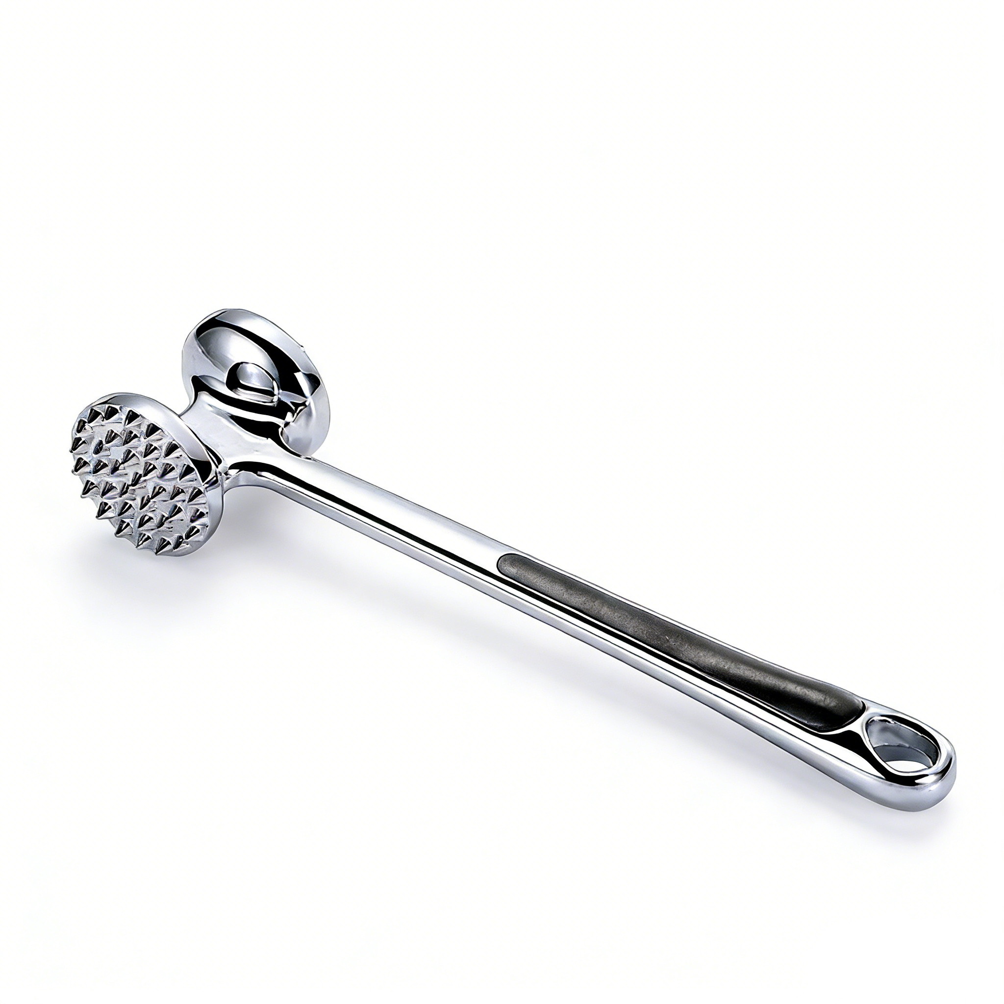 HGD 304 Stainless Steel Meat Tenderizer Hammer | Dual-Sided Meat Mallet with Rosewood Handle | Kitchen Tool for Tenderizing Steak, Pork & Chicken