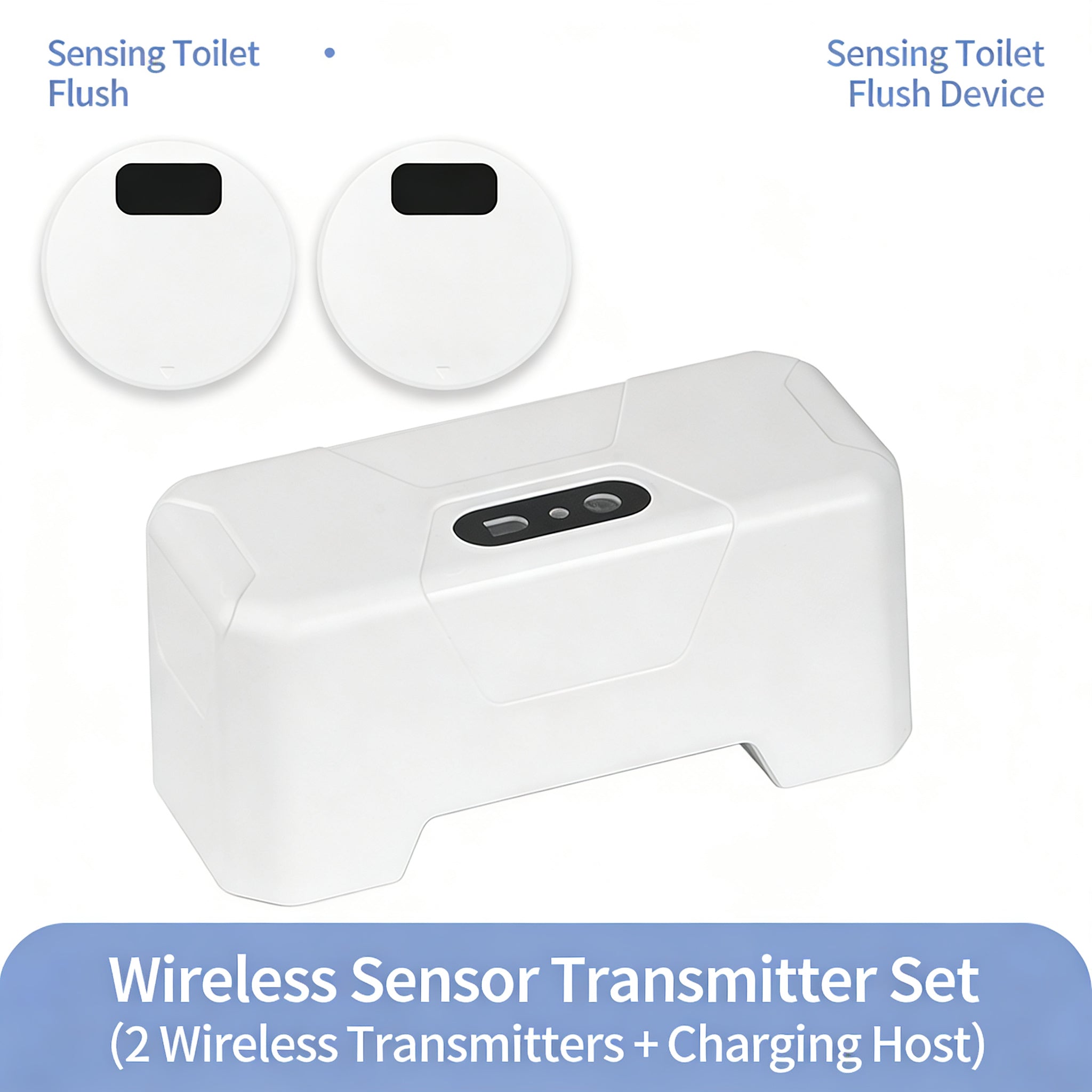 EST Rechargeable Infrared Motion Sensor Toilet Flush Kit | Automatic Hands-Free Toilet Flusher