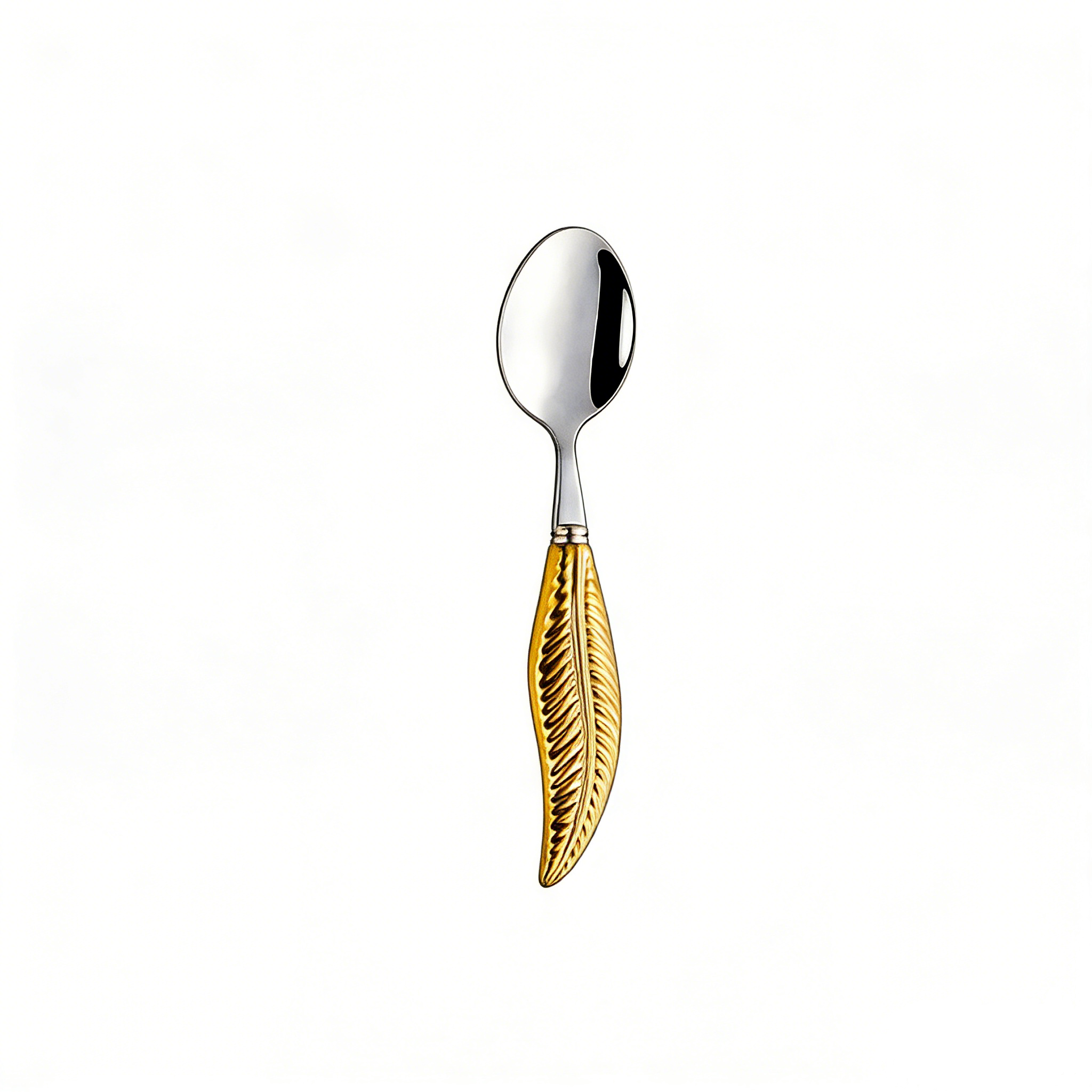 HGD 304 Stainless Steel Luxury Feather-Handled Cutlery | Premium Steak Knife Fork Spoon Set