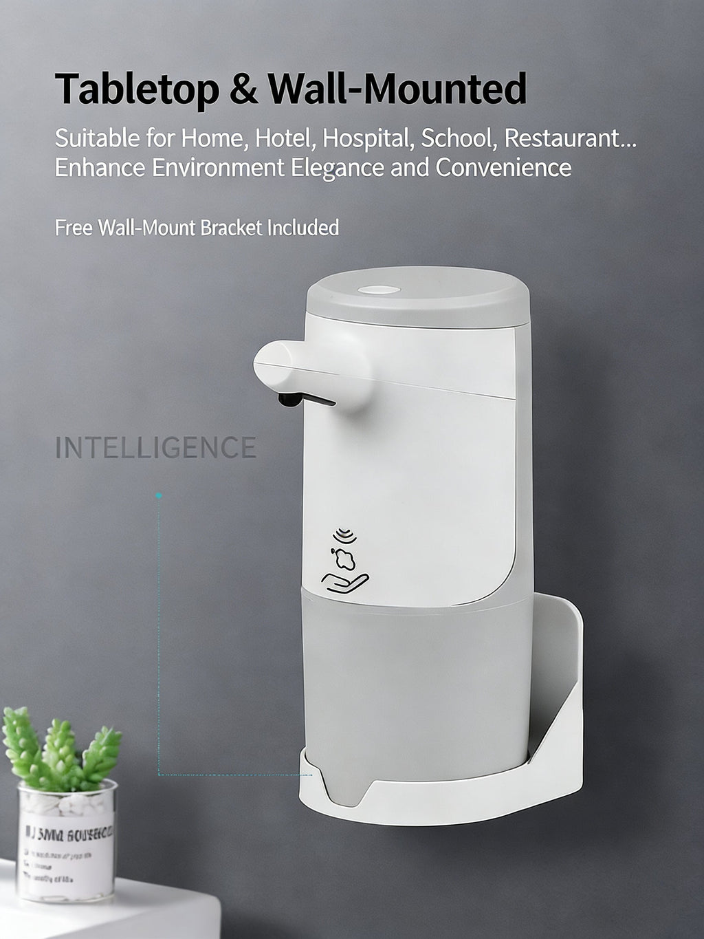 EST Automatic Touchless Soap Dispenser - Foam & Gel Sensor for Bathroom & Kitchen