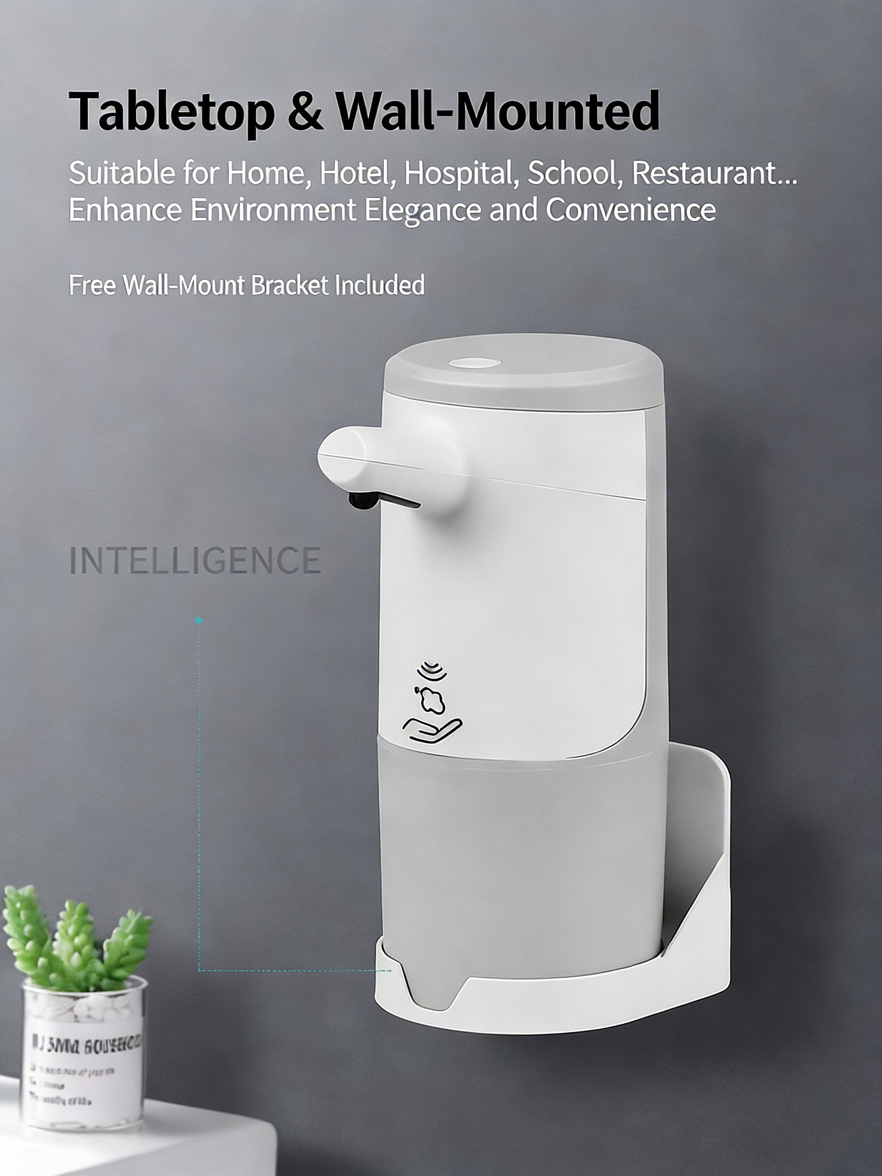 EST Automatic Touchless Soap Dispenser - Foam & Gel Sensor for Bathroom & Kitchen