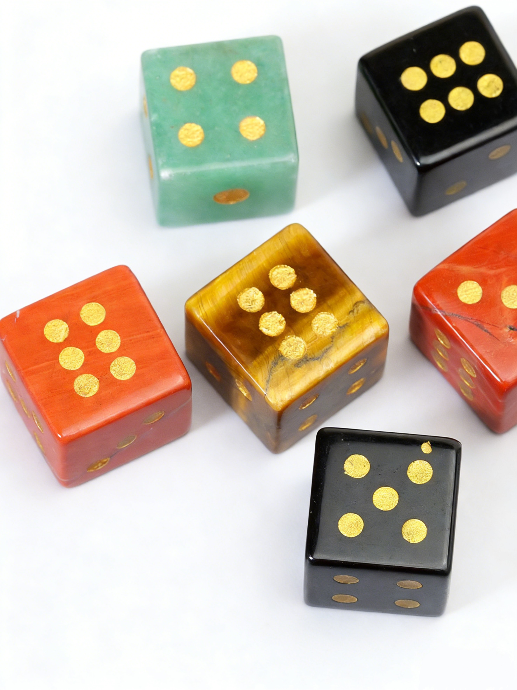 Runyangshi Custom Crystal Dice Set - Build Your Own(2-7-8 PCS)