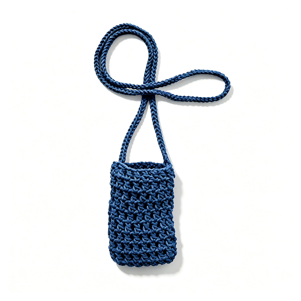 JXG Handwoven Cotton Rope Mini Crossbody Phone Bag