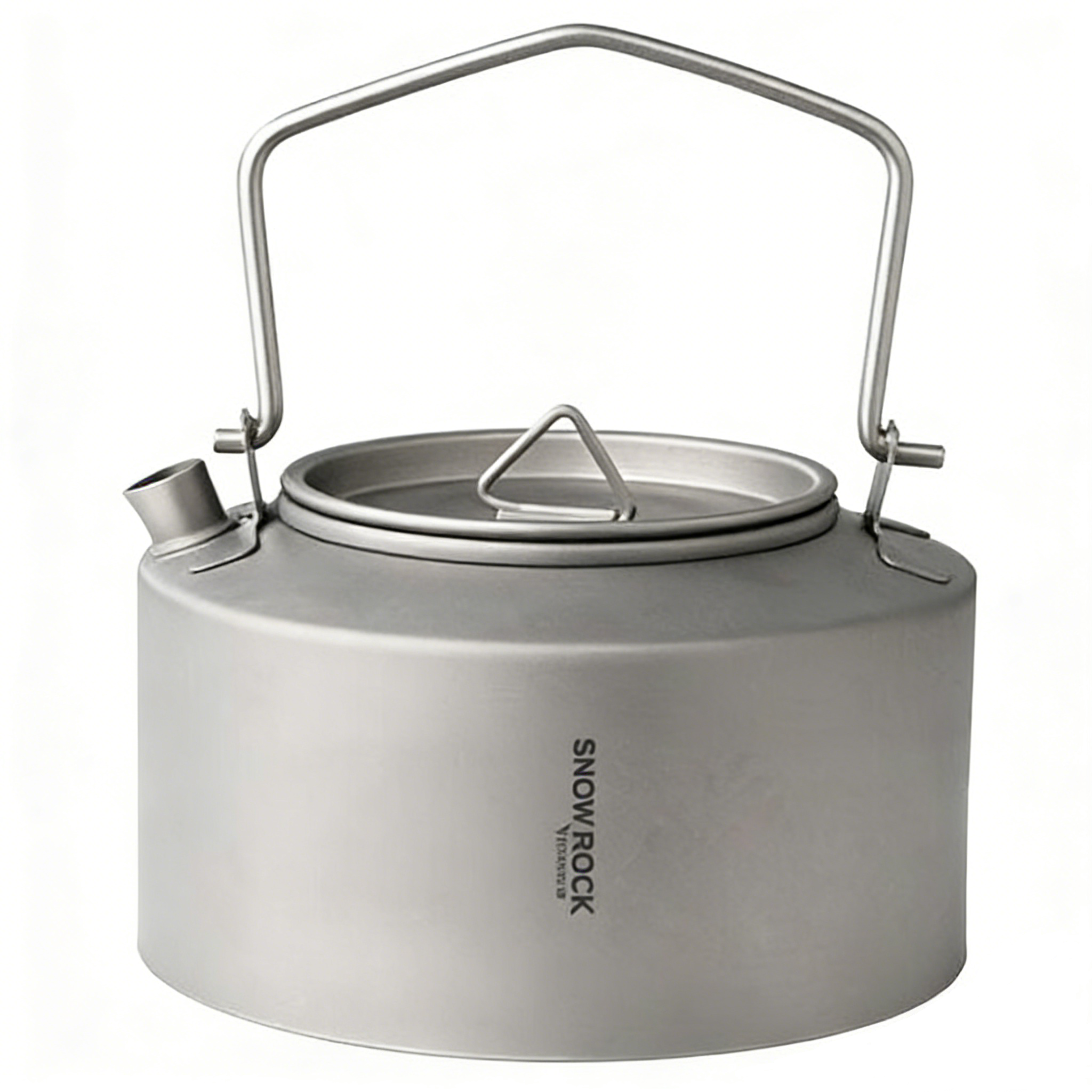 SNR  Titanium Camping Kettle | 600-1000ml Lightweight Outdoor Water Kettle with Foldable Handle
