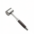 HGD 304 Stainless Steel Meat Tenderizer Hammer | Dual-Sided Meat Mallet with Rosewood Handle | Kitchen Tool for Tenderizing Steak, Pork & Chicken
