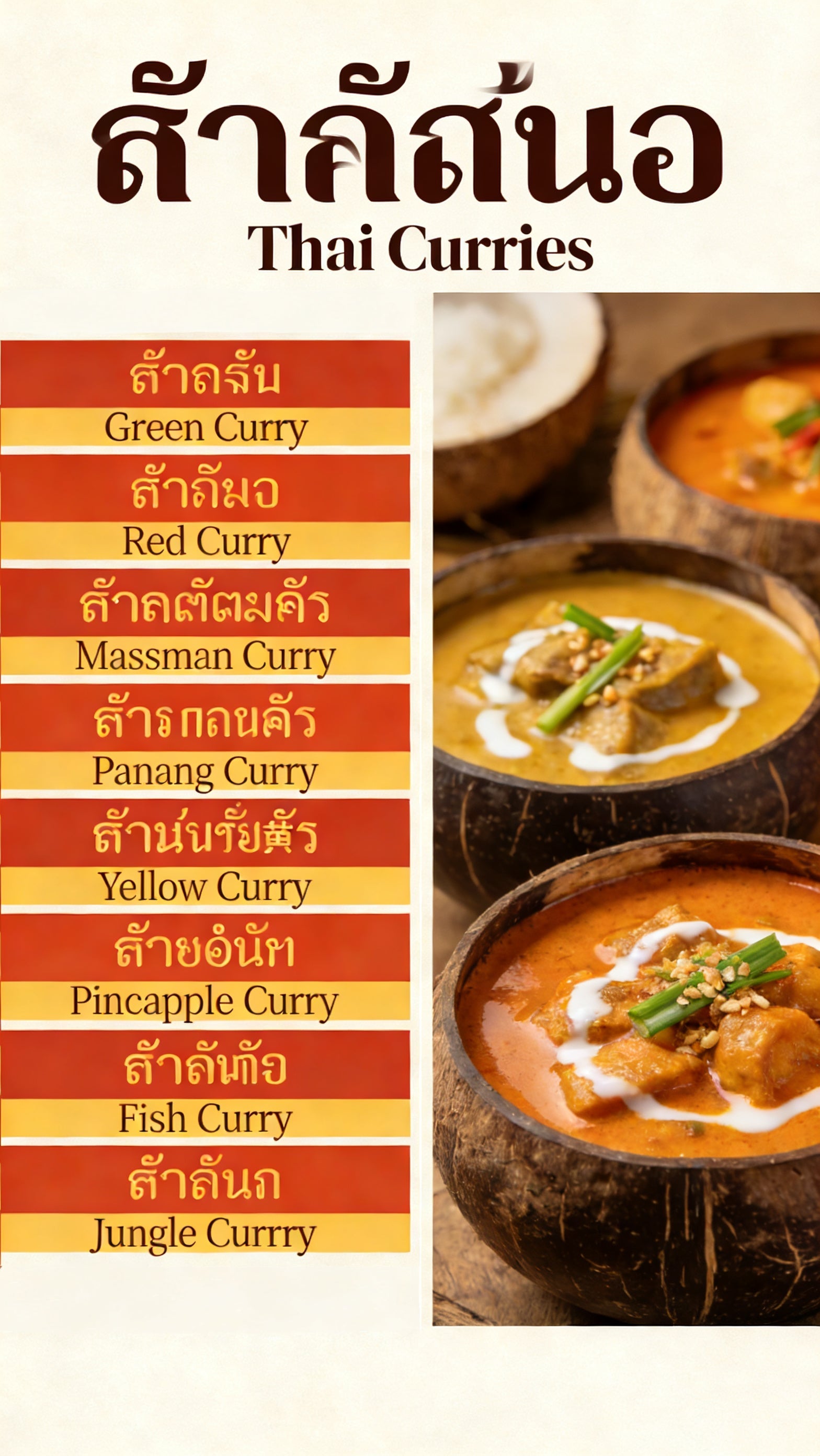 SML Thailand 70 Bilingual Electronic Recipe Collection (Customizable Language) | HD Steps + Ingredient List + Google Drive Easy Download