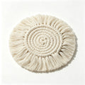JSE Handwoven Cotton Cord Coasters Boho Absorbent Drink Mats