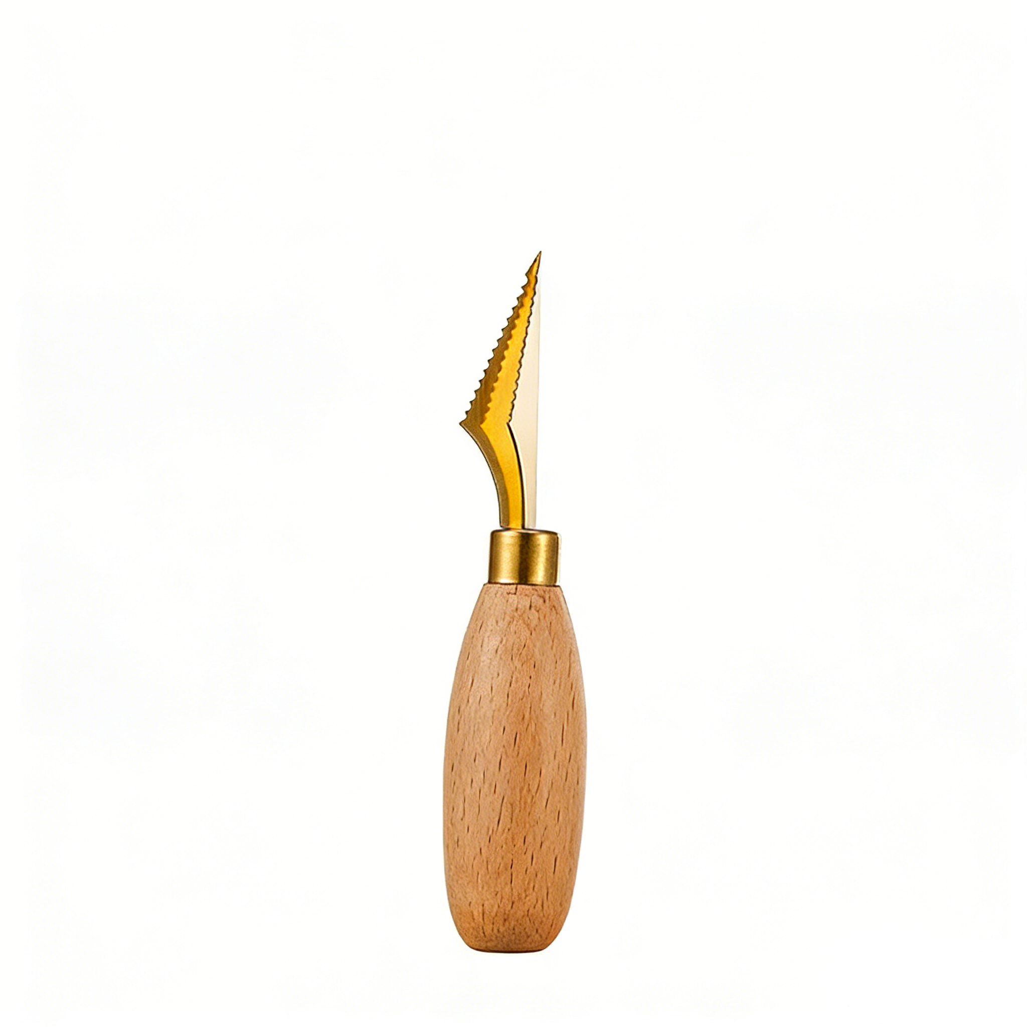 HGD 304 Stainless Steel Fruit Tool with Beech Wood Handle | Melon Baller, Carving Knife & Peeler