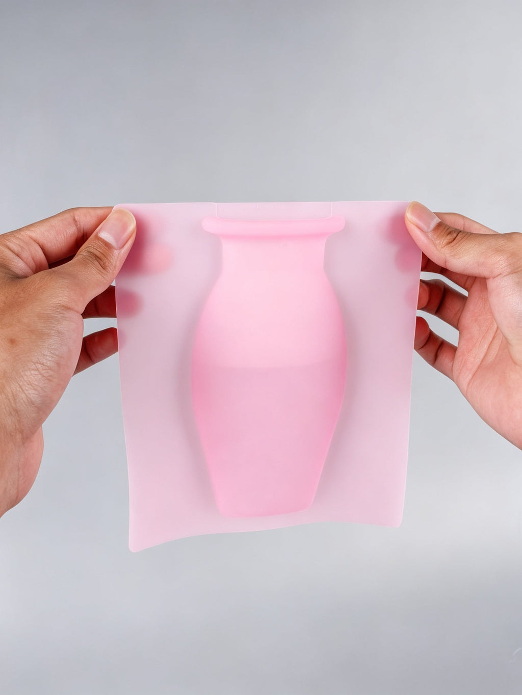 WEY Wiederverwendbare Silikon-Wandvase (2er-Pack) – ohne Bohren, wasserdicht, selbstklebender Blumentopf für Heim- und Badezimmerdekoration