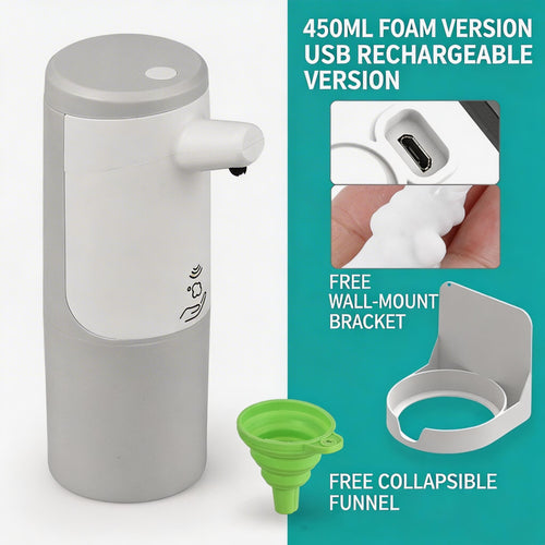 EST Automatic Touchless Soap Dispenser - Foam & Gel Sensor for Bathroom & Kitchen