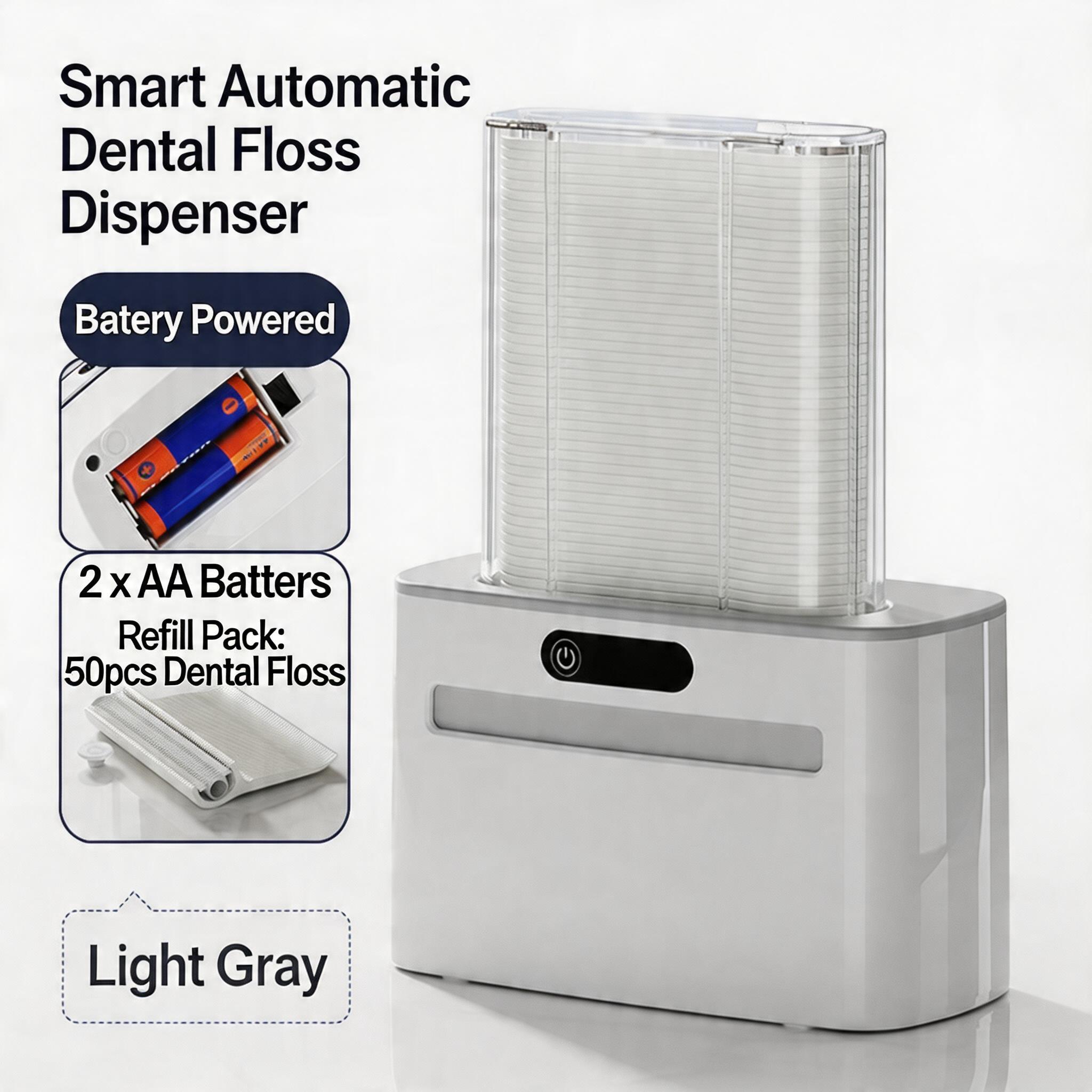 EST Automatic Sensor Dental Floss Dispenser with Refillable Floss Picks
