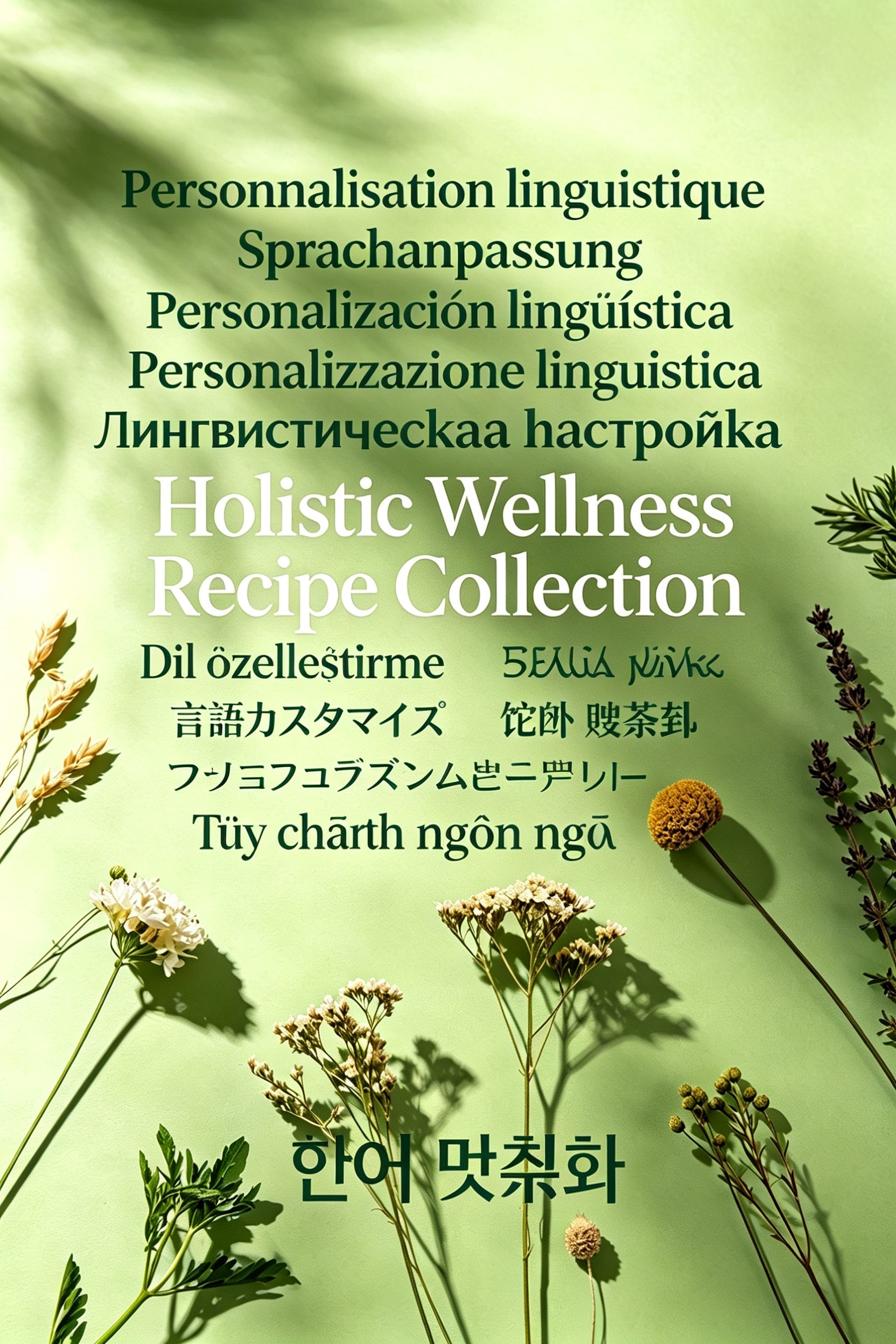 SML 29 Functional Health Recipes – Custom Multi-Language Edition