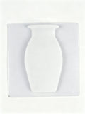WEY Wiederverwendbare Silikon-Wandvase (2er-Pack) – ohne Bohren, wasserdicht, selbstklebender Blumentopf für Heim- und Badezimmerdekoration