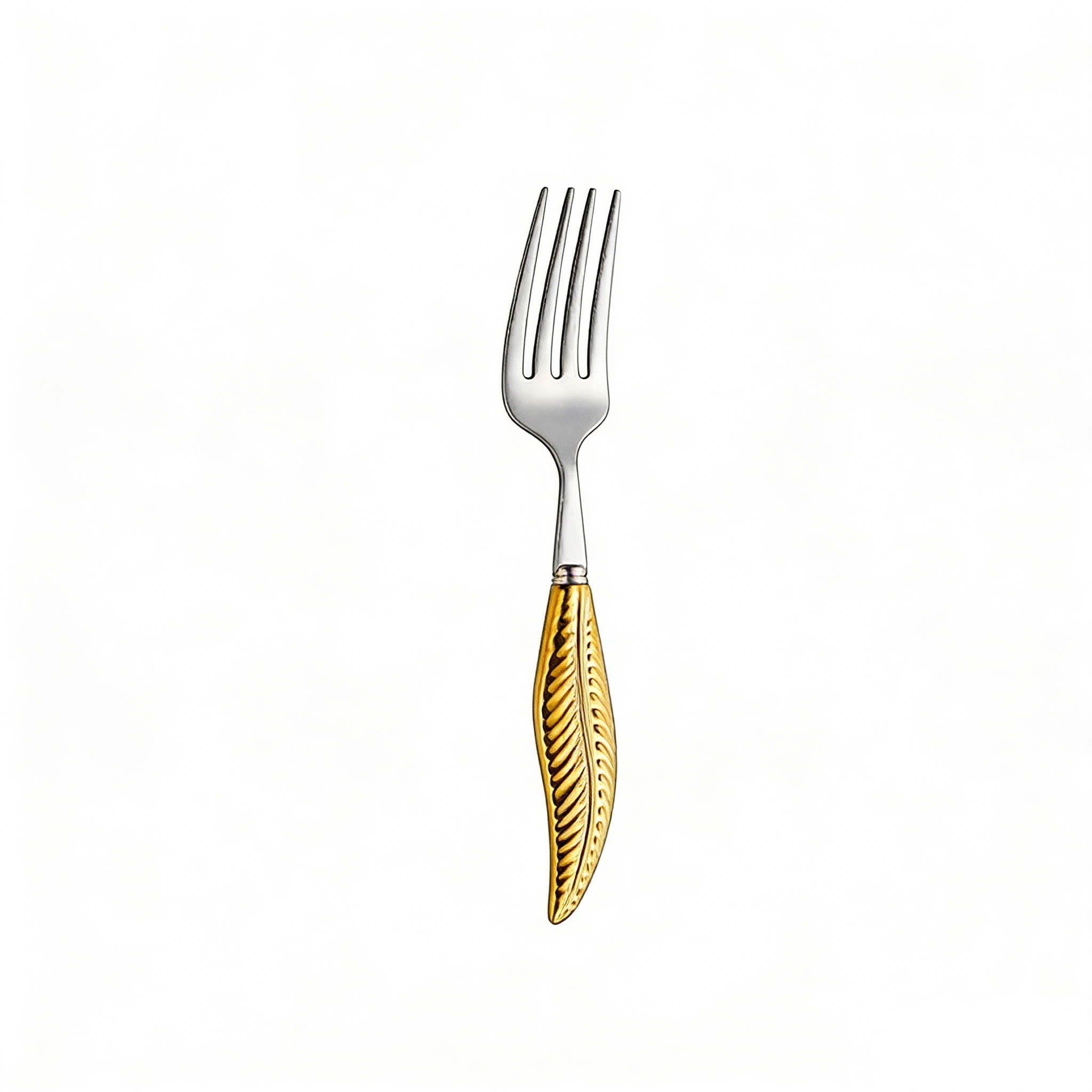 HGD 304 Stainless Steel Luxury Feather-Handled Cutlery | Premium Steak Knife Fork Spoon Set