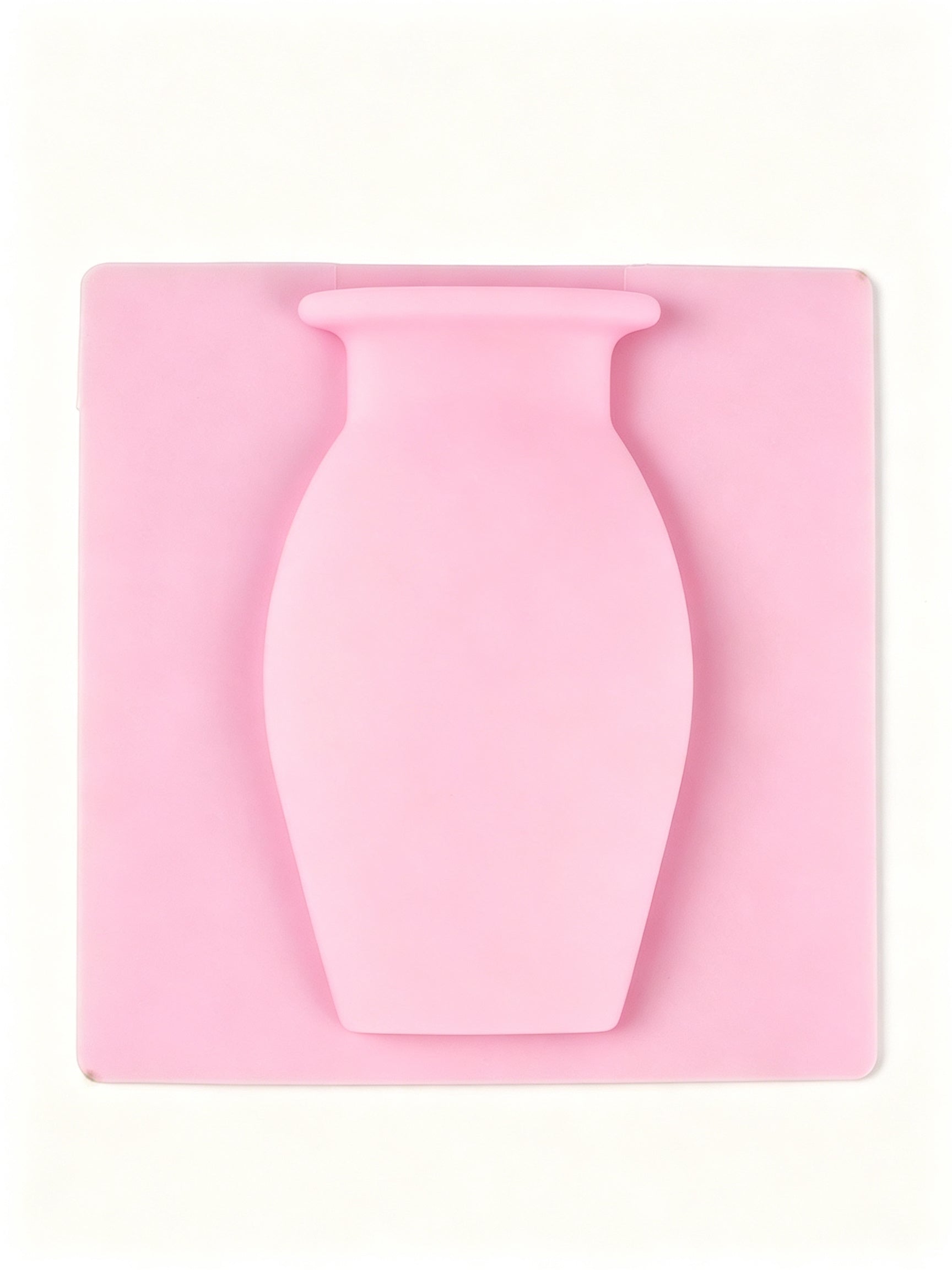 WEY Reusable Silicone Wall Vase (2-Pack) - No Drill, Waterproof, Self-Adhesive Flower Pot for Home & Bathroom Decor
